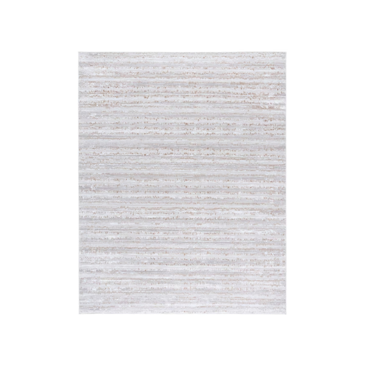 TAUPE BEIGE STRIPE RUG 9'X12' D