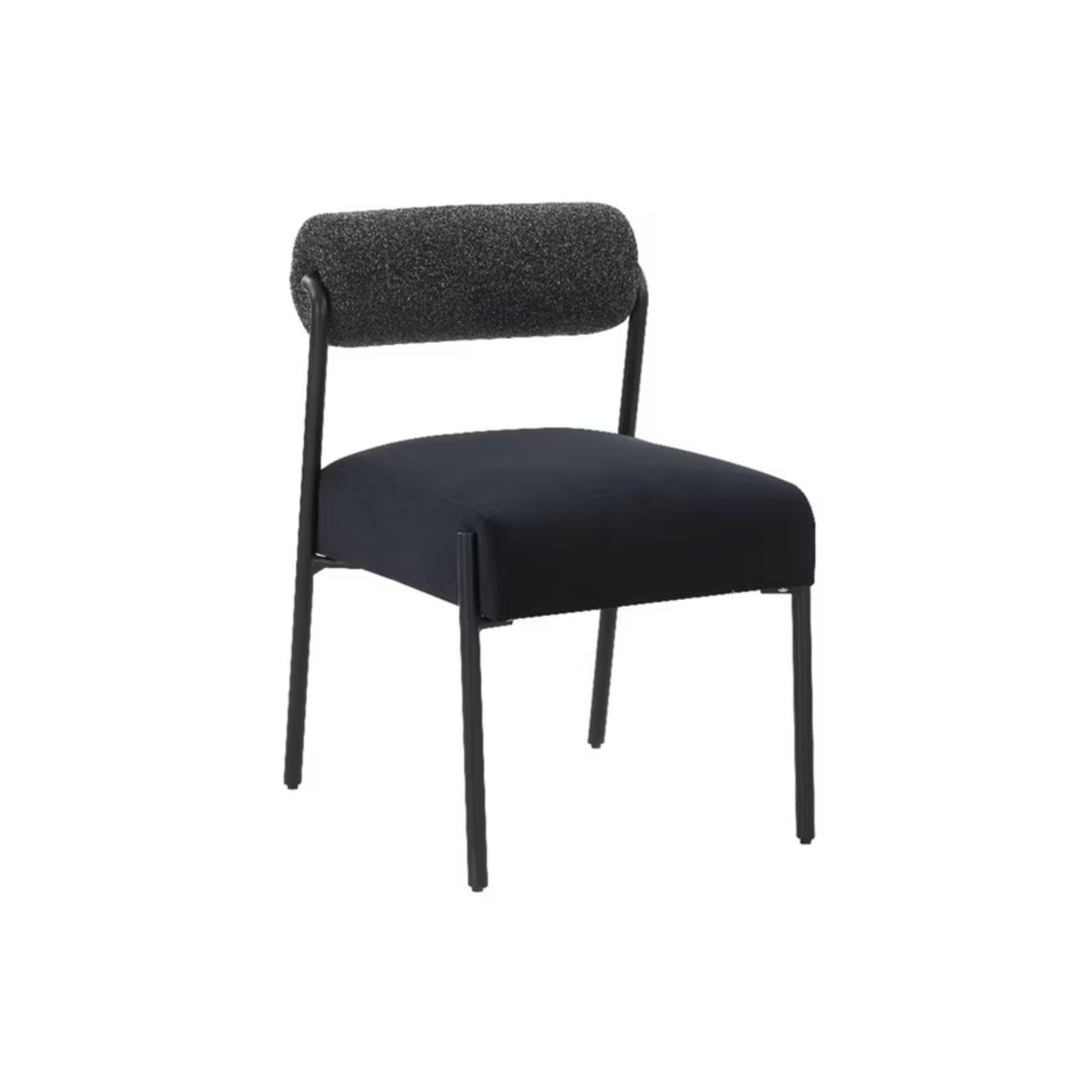 VELVET BLACK DINING CHAIR