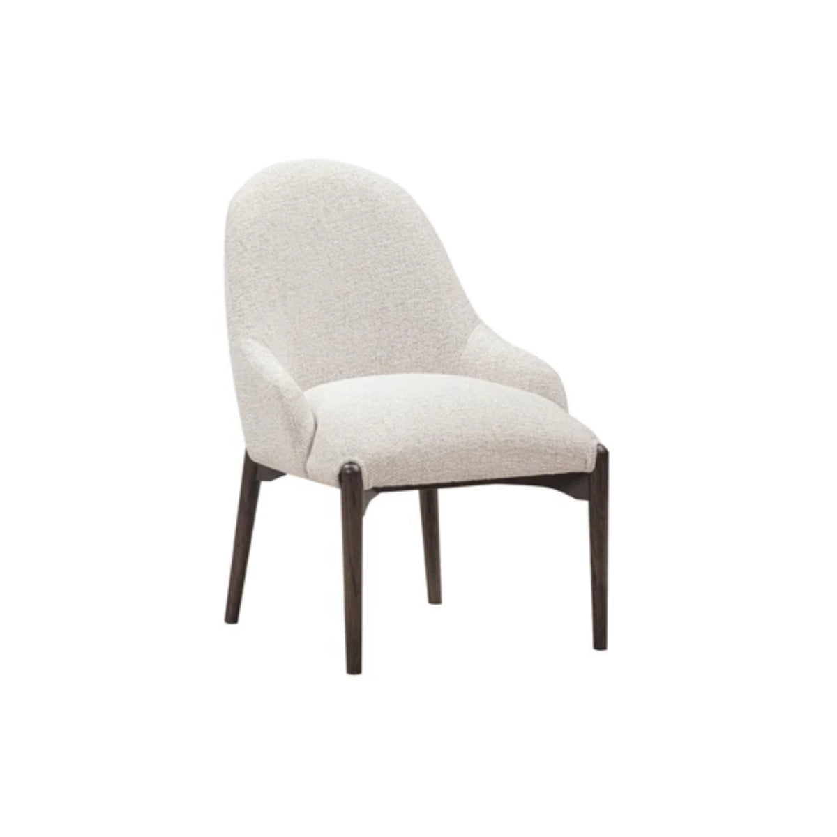 CHENILLE CREAM DINING CHAIR SET OF 5