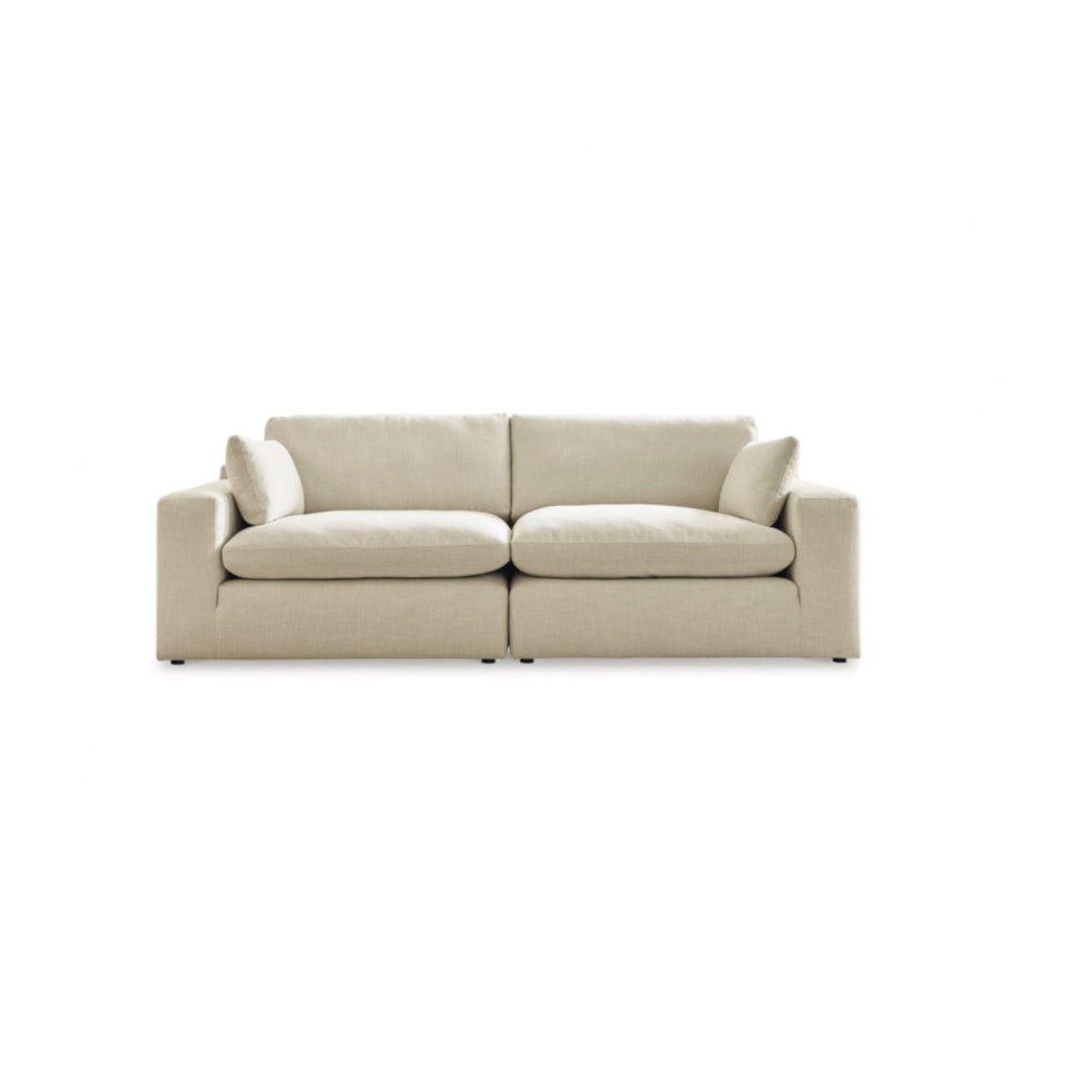 TWO-PIECE SECTIONAL  SOFA, BEIGE A