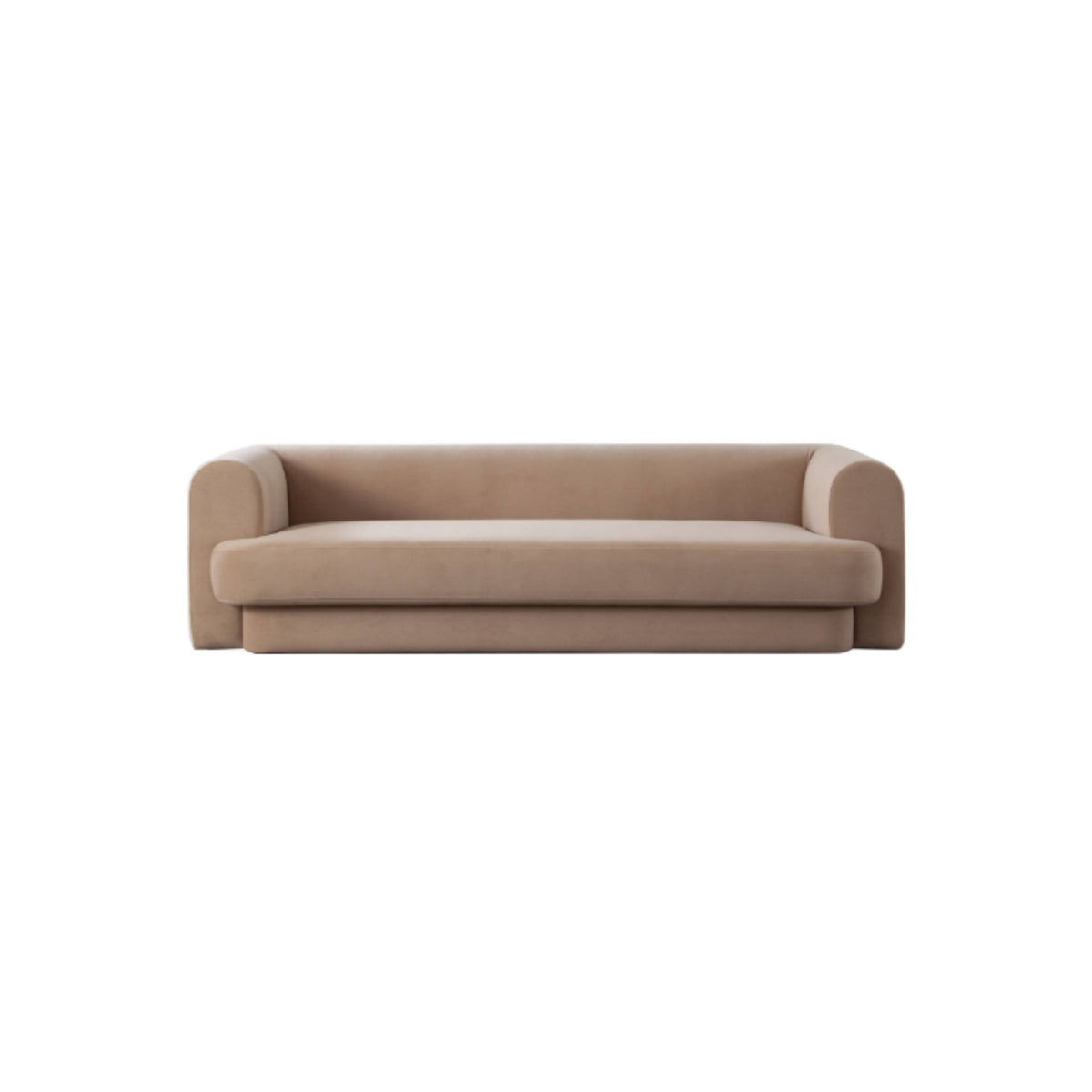 CAMEL VELVET SOFA