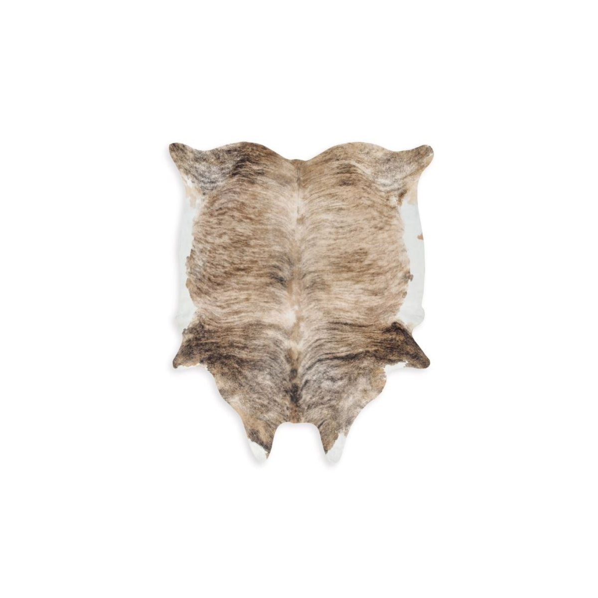 BROWN COWHIDE RUG 6'5" x 7'11"