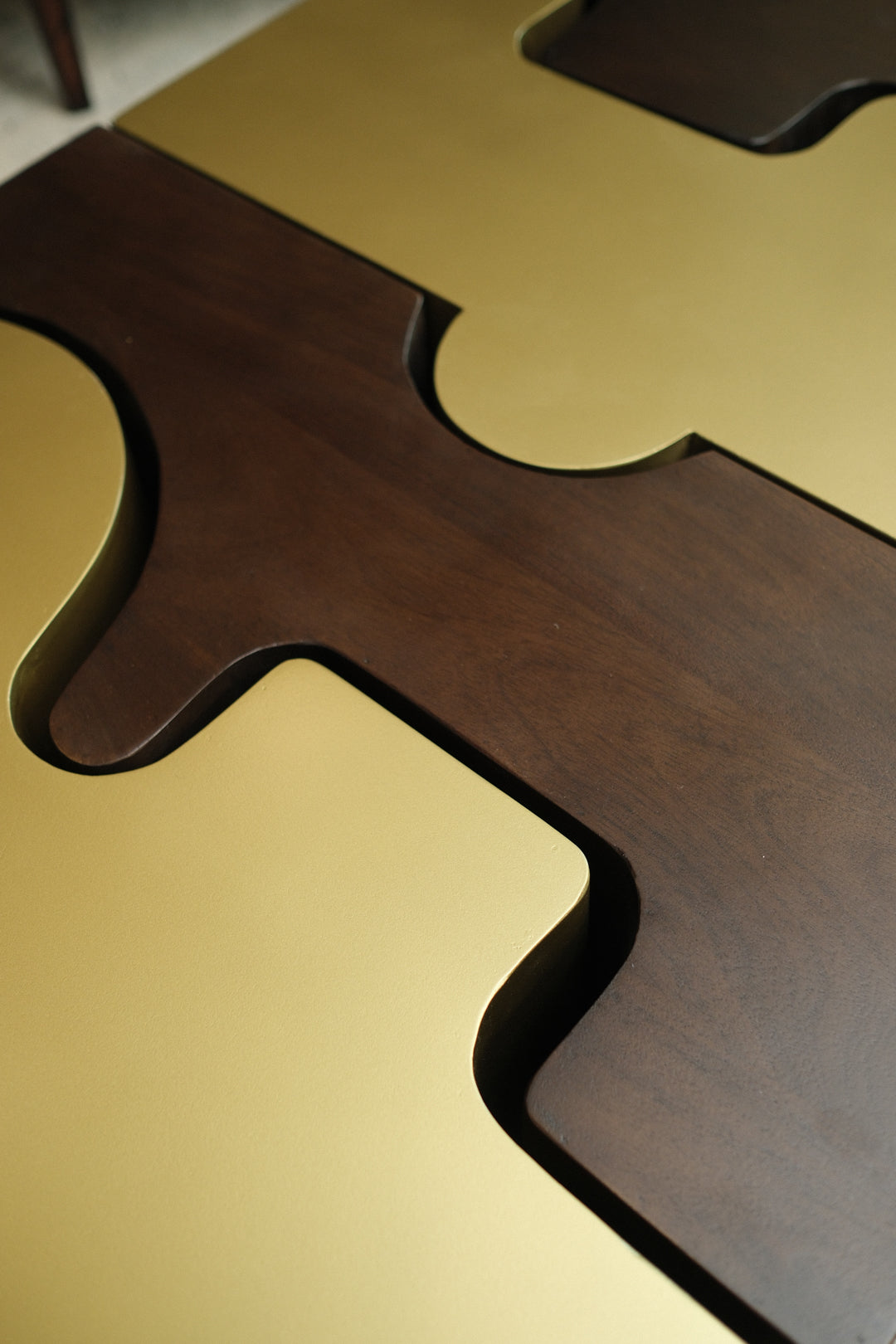 40"L JIGSAW COFFEE TABLE