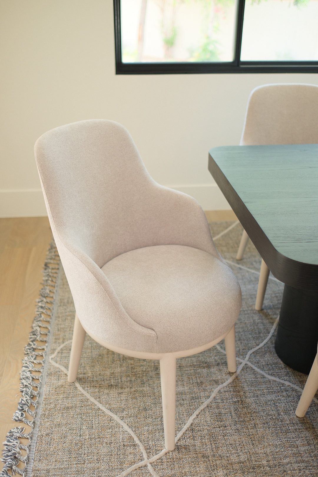 GREY DINING ARMCHAIR SET OF 8