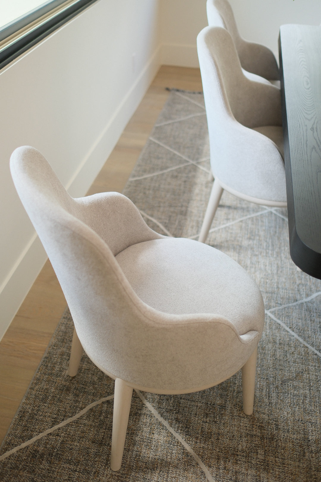 GREY DINING ARMCHAIR SET OF 8