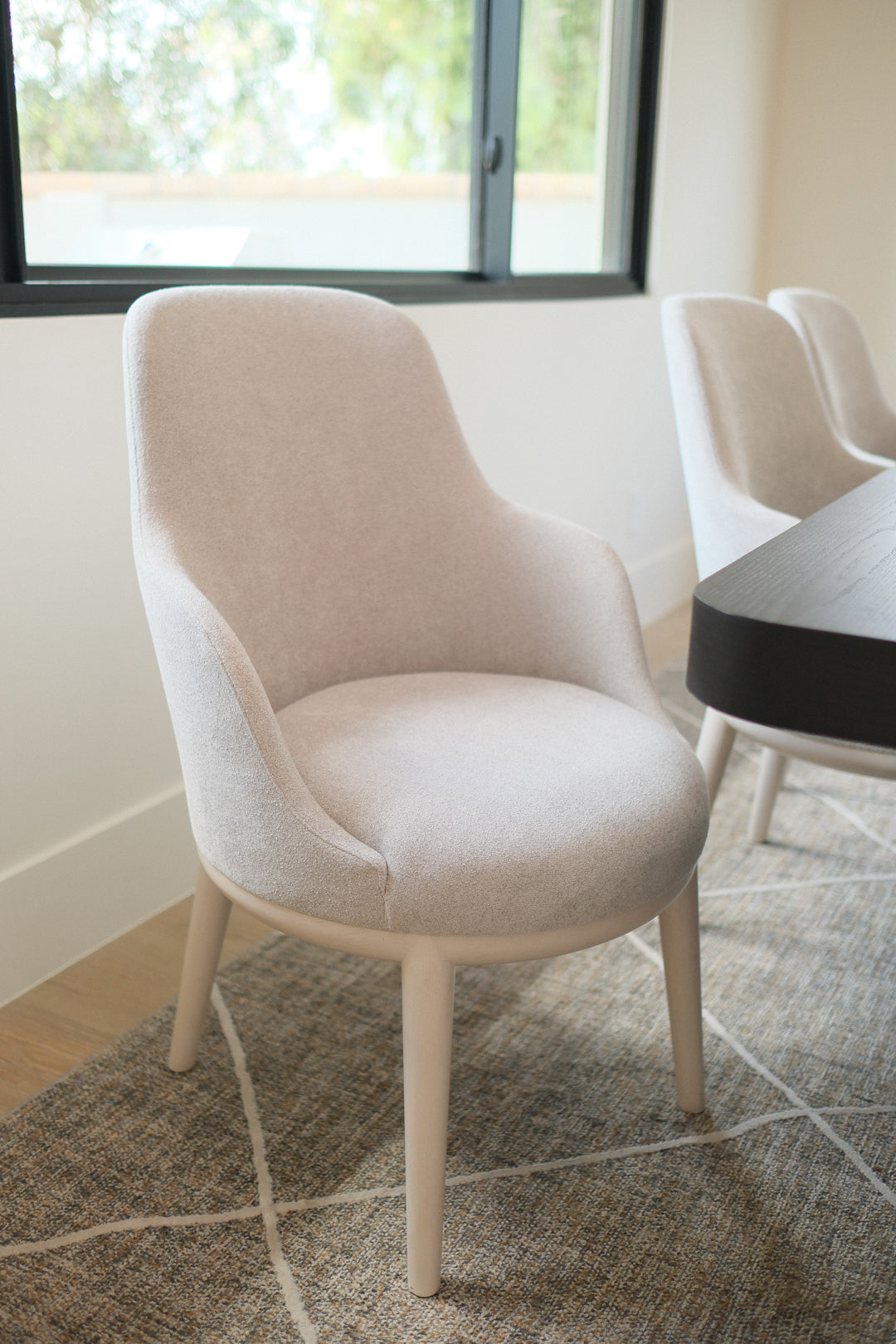 GREY DINING ARMCHAIR SET OF 8