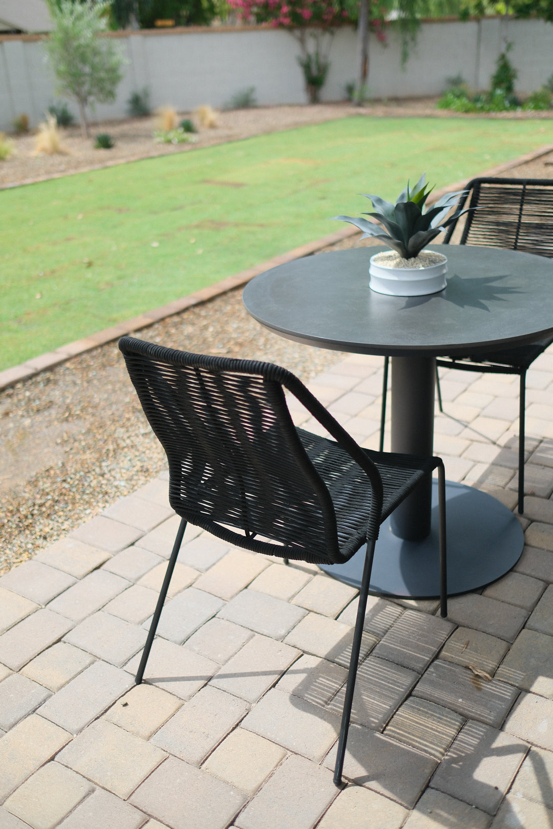 CLIP DINING CHAIR BLACK SET OF 2