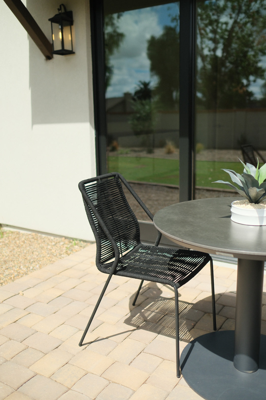 CLIP DINING CHAIR BLACK SET OF 2