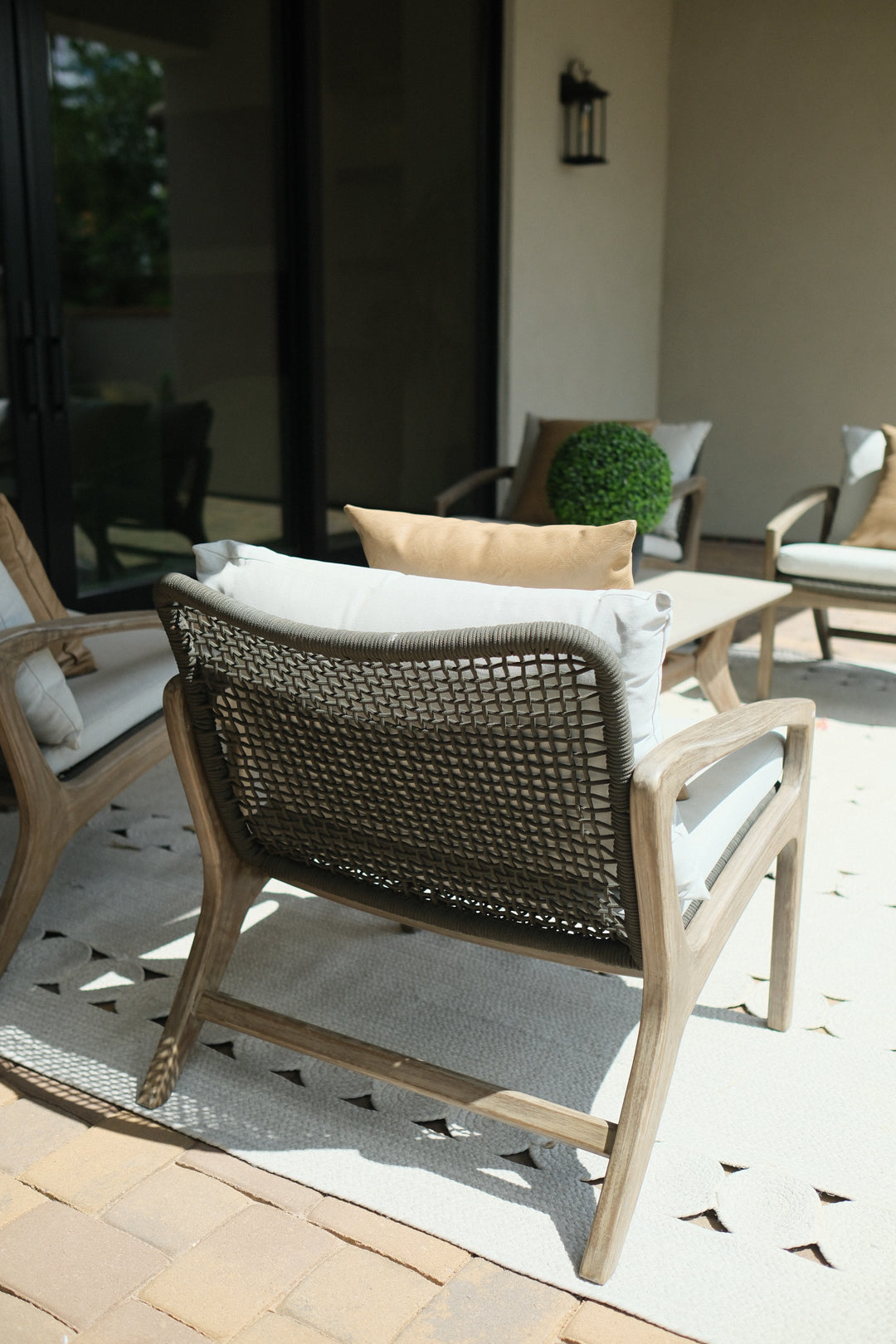 EUCALYPTUS ROPE OUTDOOR CHAIR A