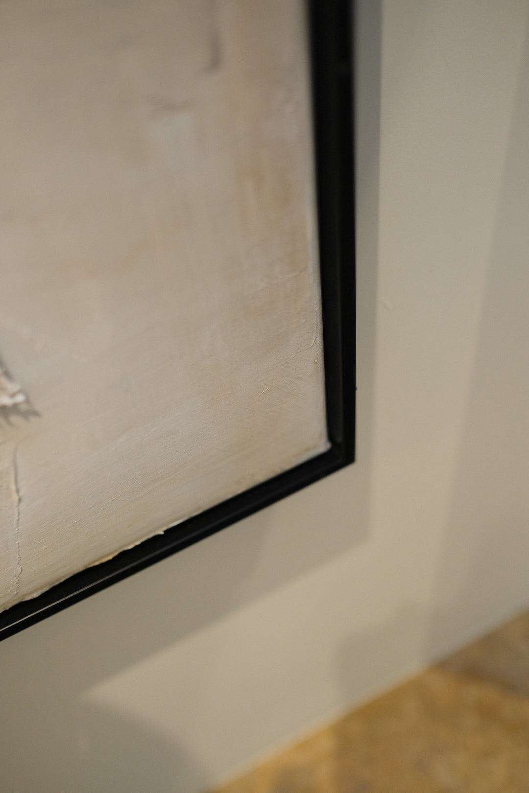 ABSTRACT CHOCO BROWN WALL ART 41X59