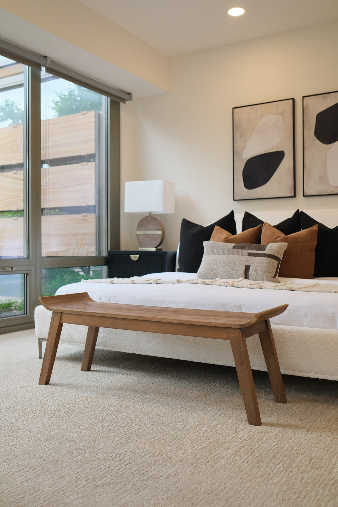 48"L WOODEN BENCH