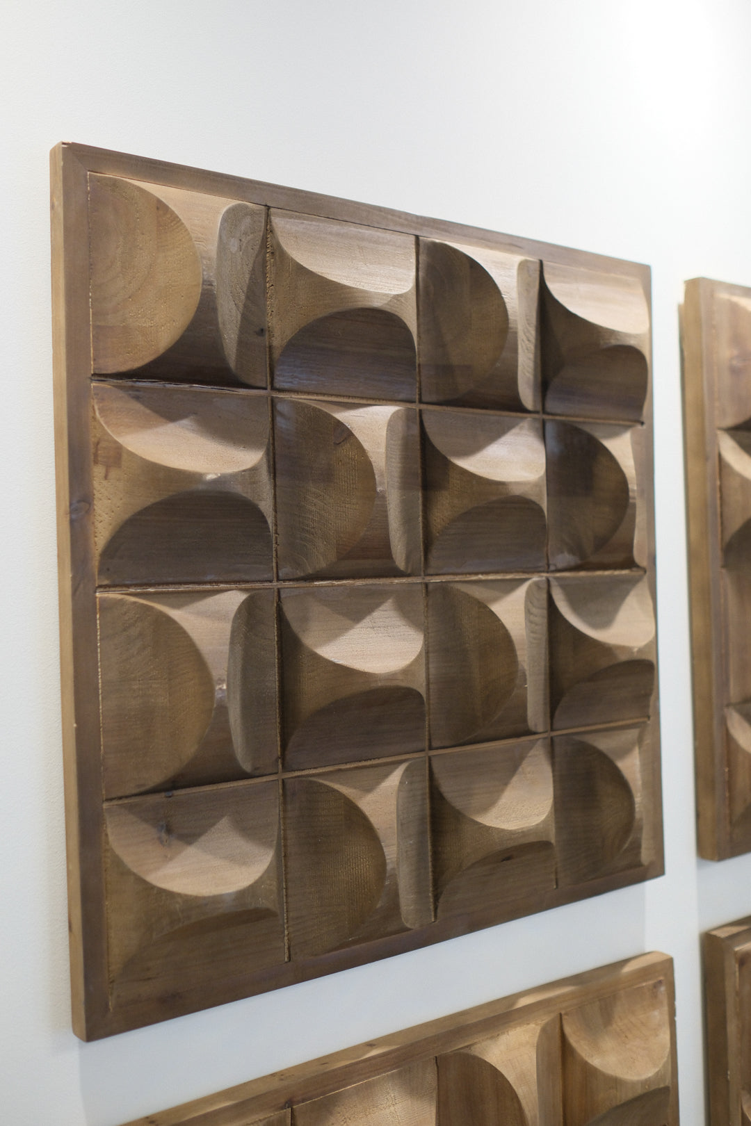 BROWN WOODEN WALL DECOR