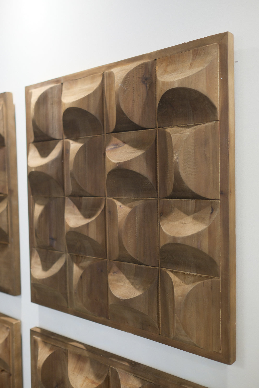 BROWN WOODEN WALL DECOR