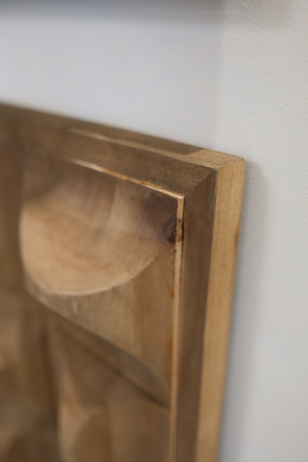 BROWN WOODEN WALL DECOR