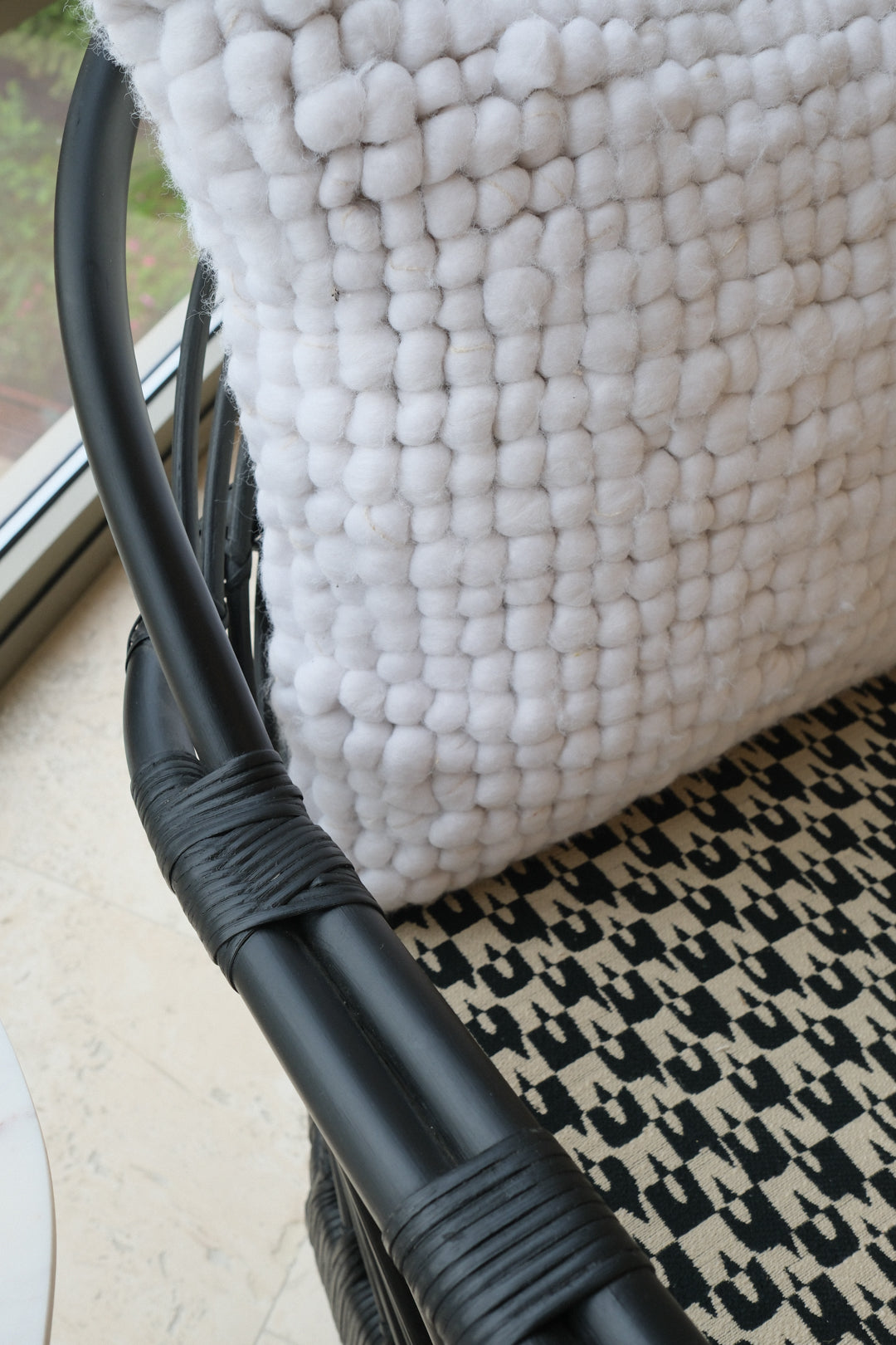 EBONY RATTAN CHAIR B