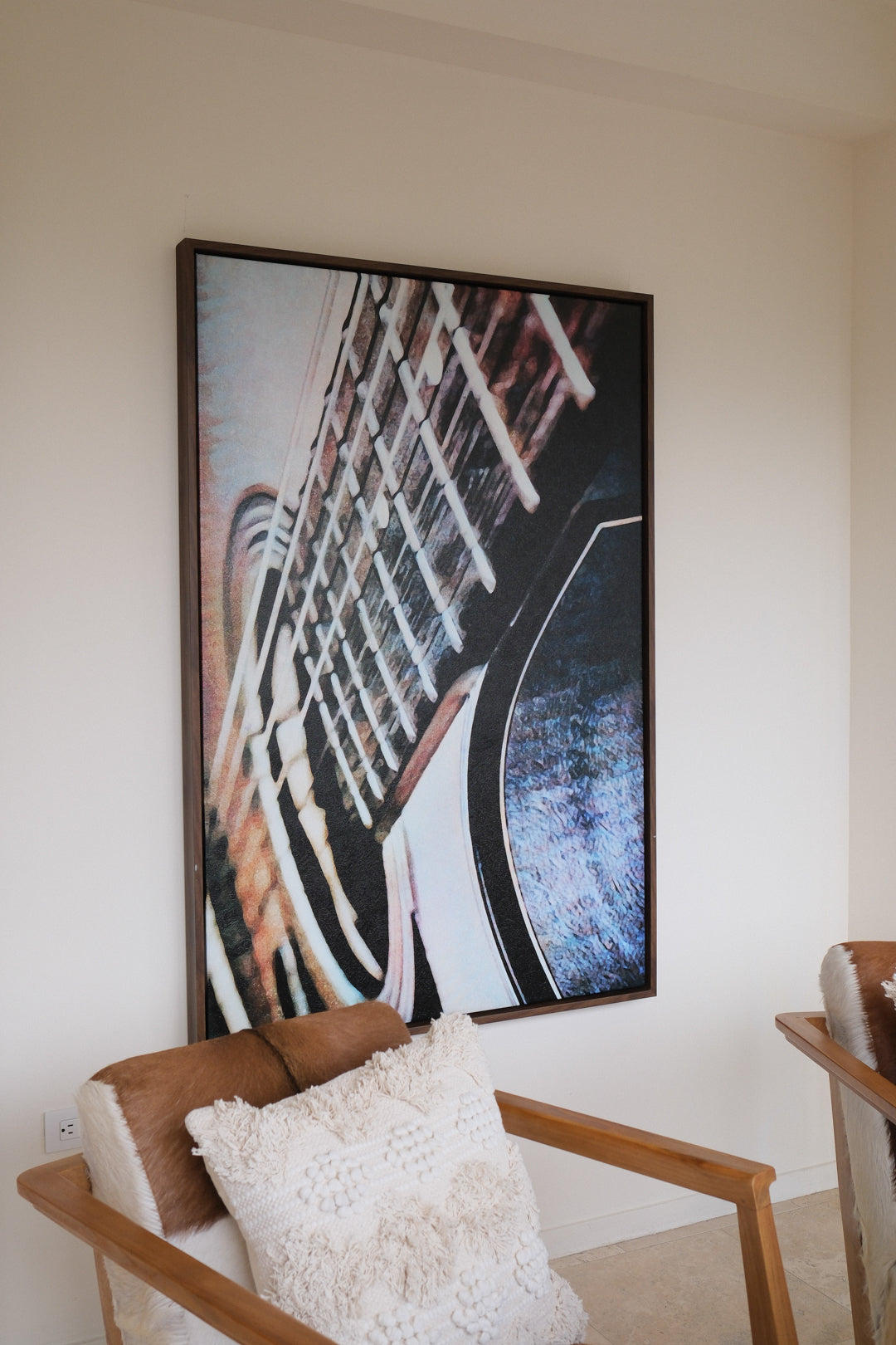 VINTAGE GUITAR CANVAS 38x56