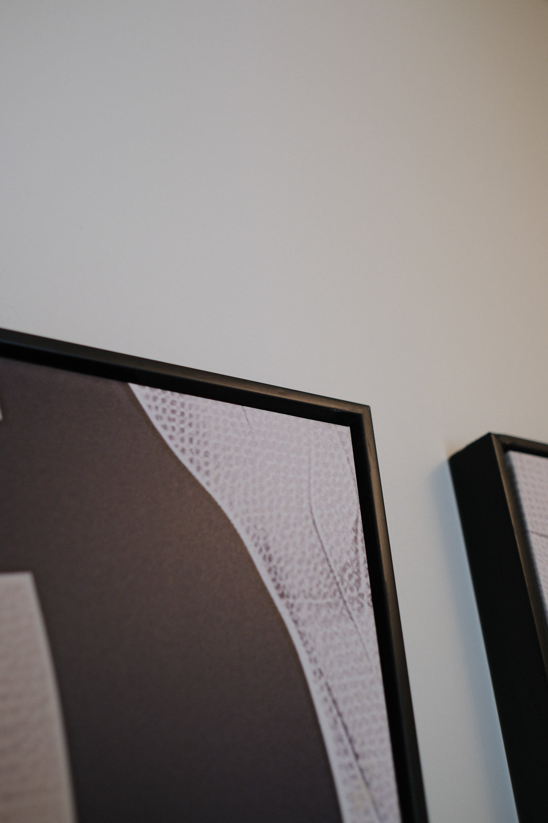 BW ABSTRACT IN BLACK FRAME 24X36