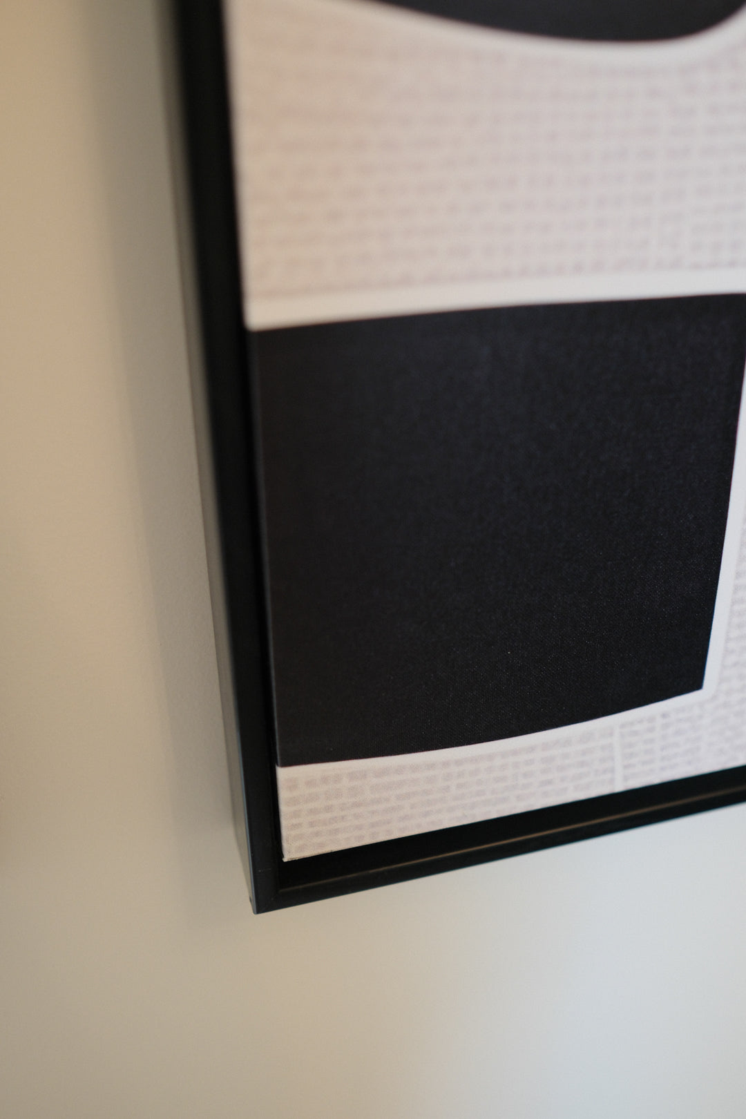 BW ABSTRACT IN BLACK FRAME 24X36