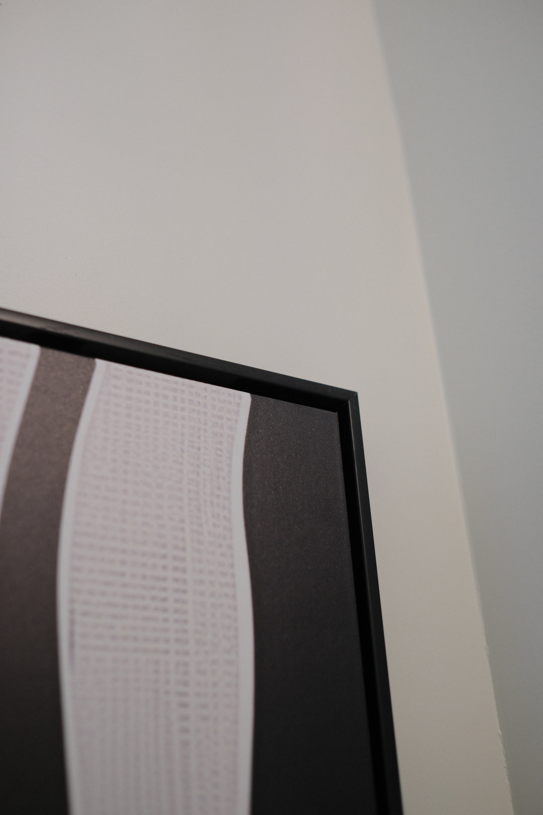 BW ABSTRACT IN BLACK FRAME 24X36