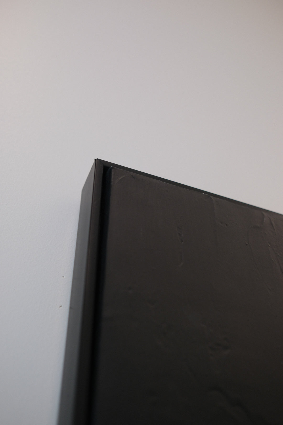 BLACK ABSTRACT CANVAS 36X48