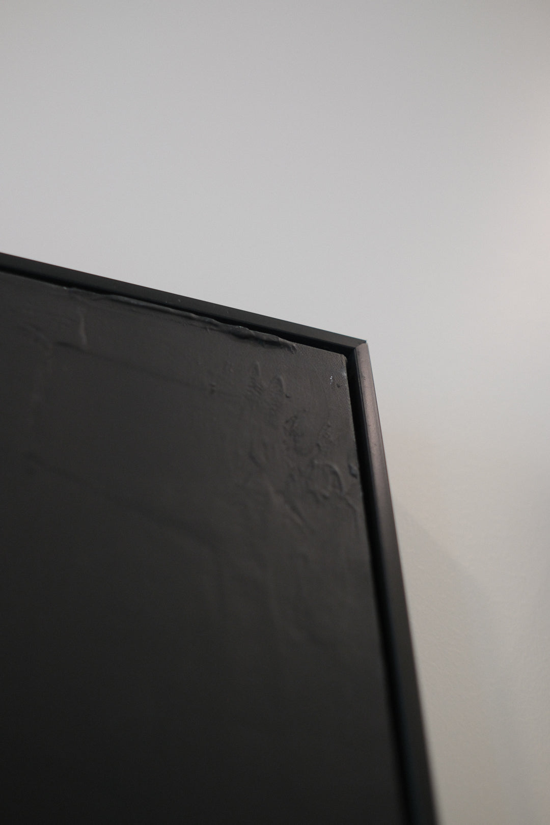 BLACK ABSTRACT CANVAS 36X48
