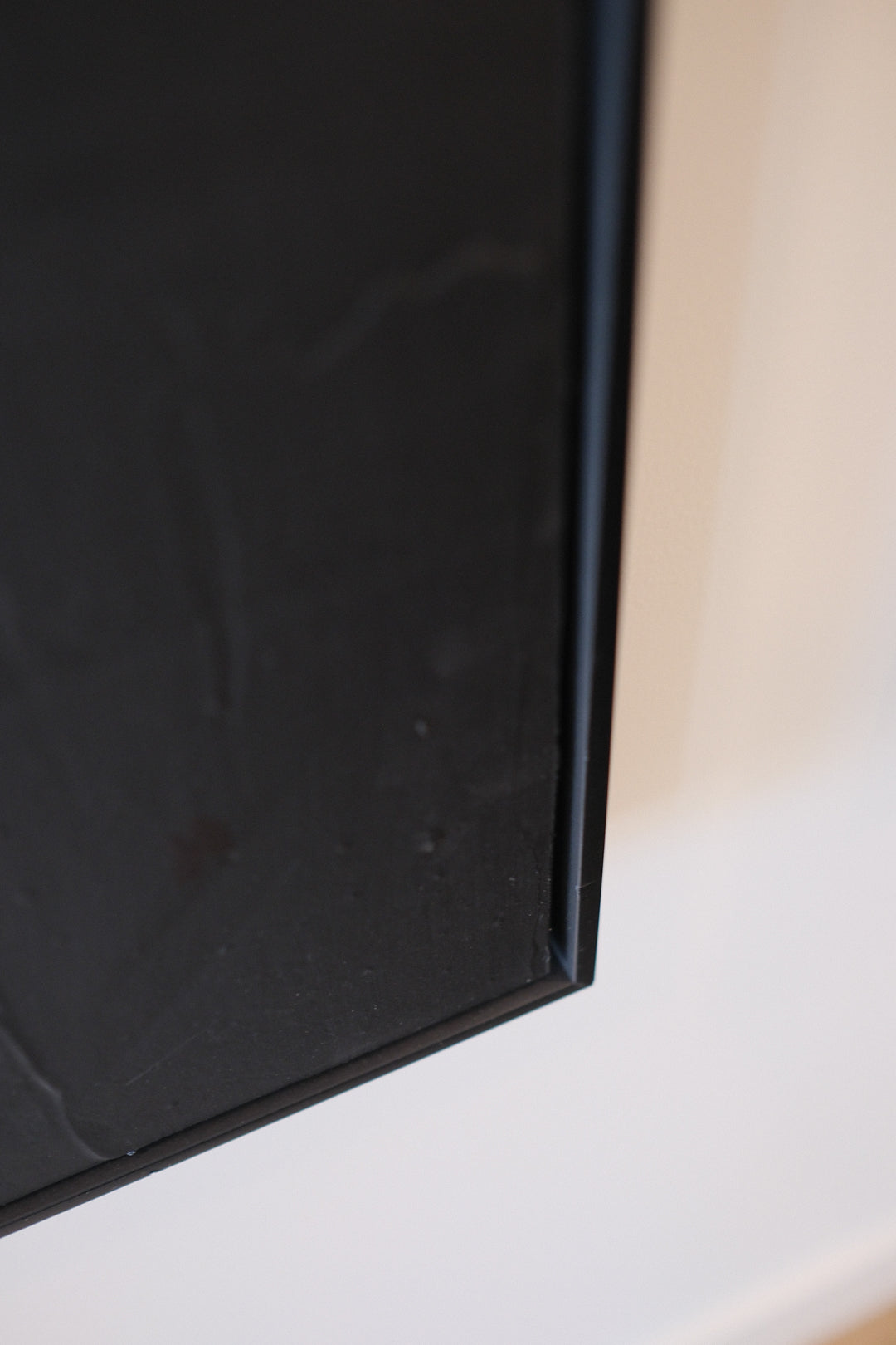 BLACK ABSTRACT CANVAS 36X48