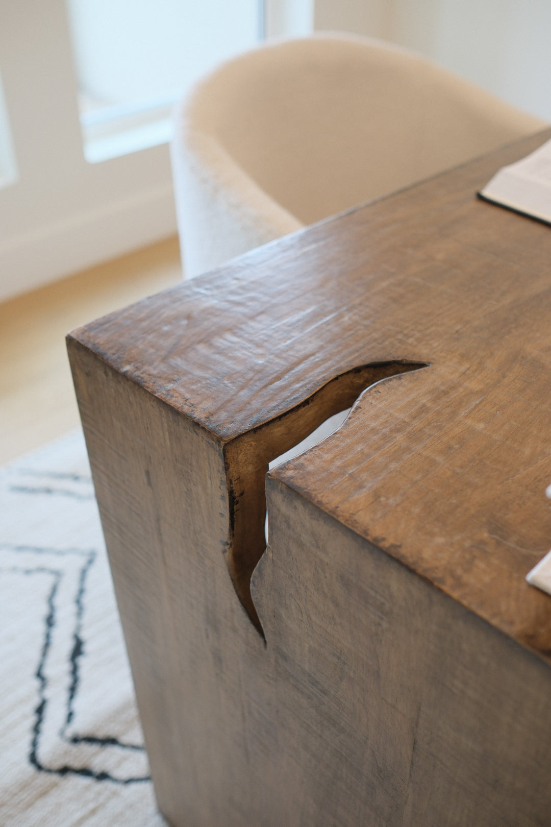 54IN MEDIUM BROWN DESK