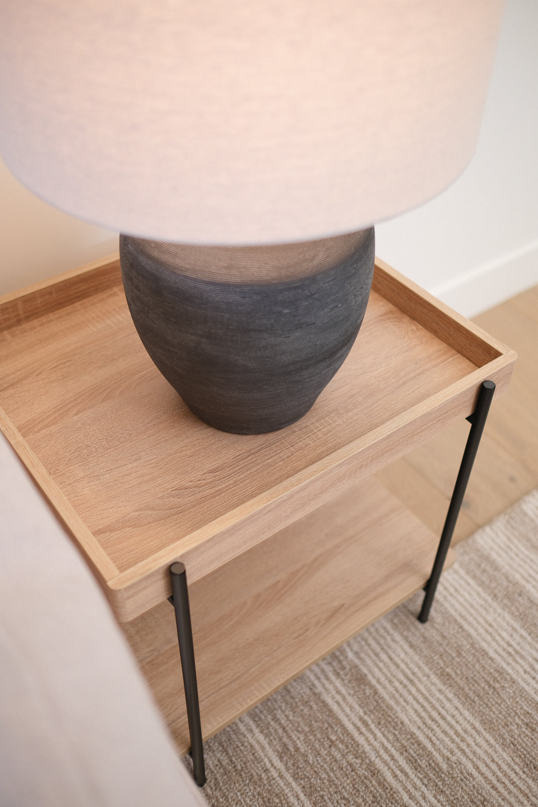 23"L 2-TIER END TABLE
