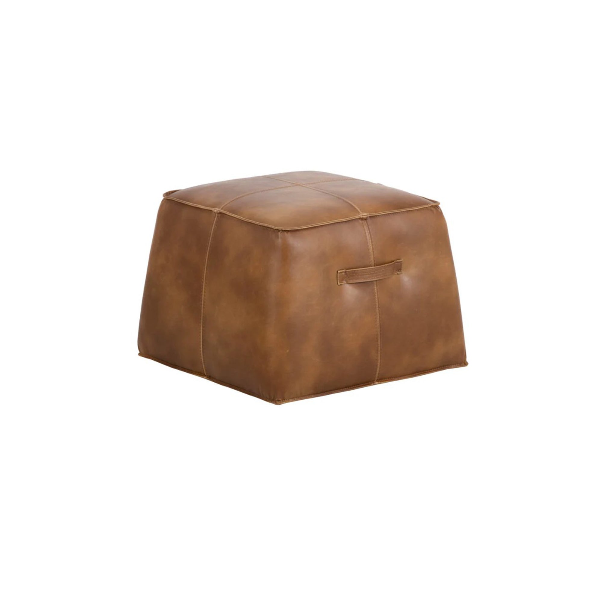 VINTAGE BROWN OTTOMAN