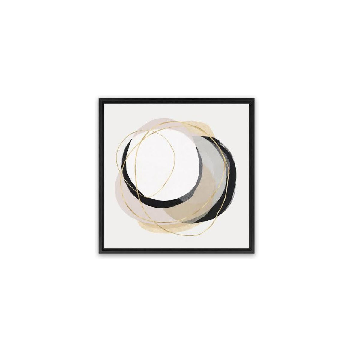 ABSTRACT PRINT UNDER GLASS 32X32