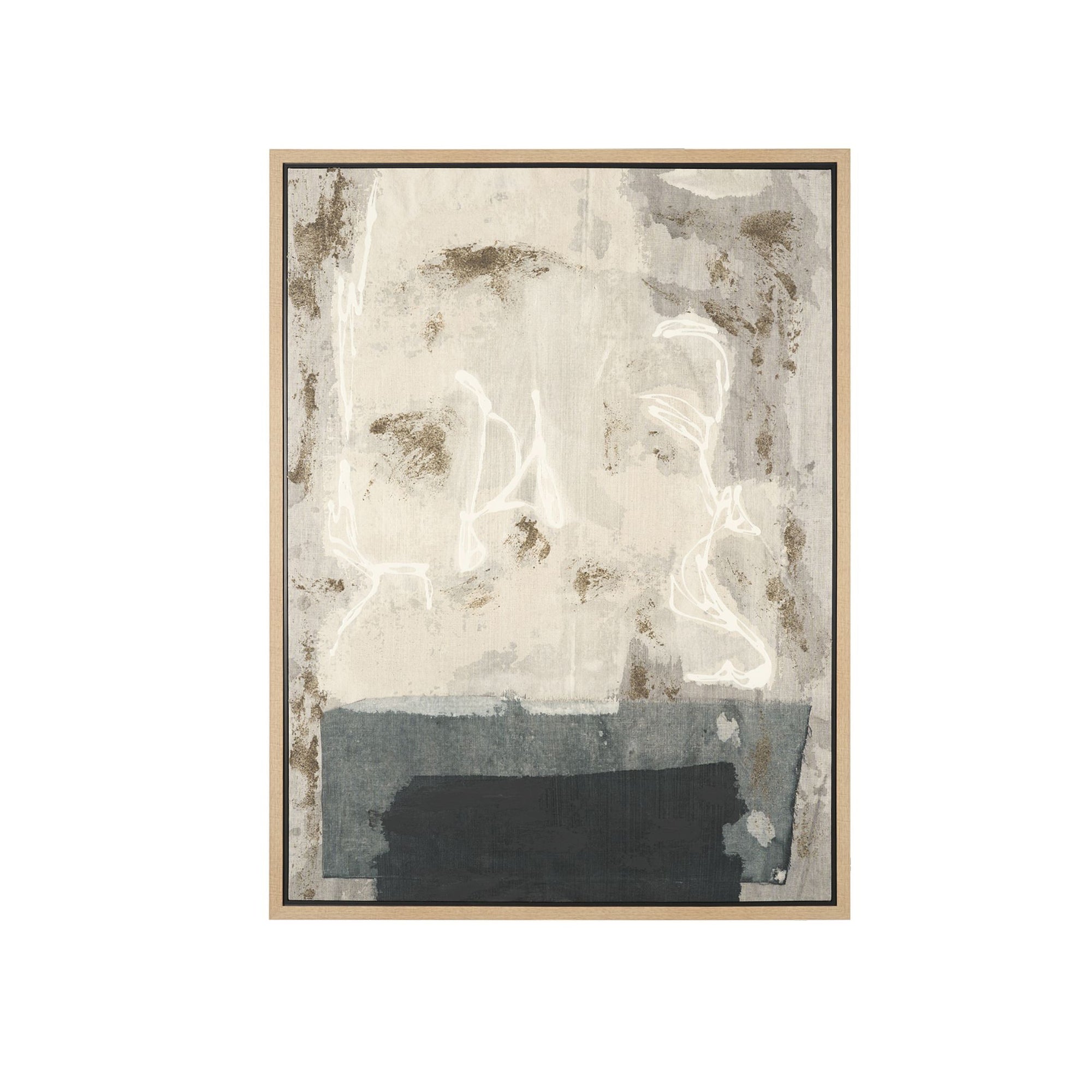 TEXTURAL ECHO FRAMED CANVAS 42X55