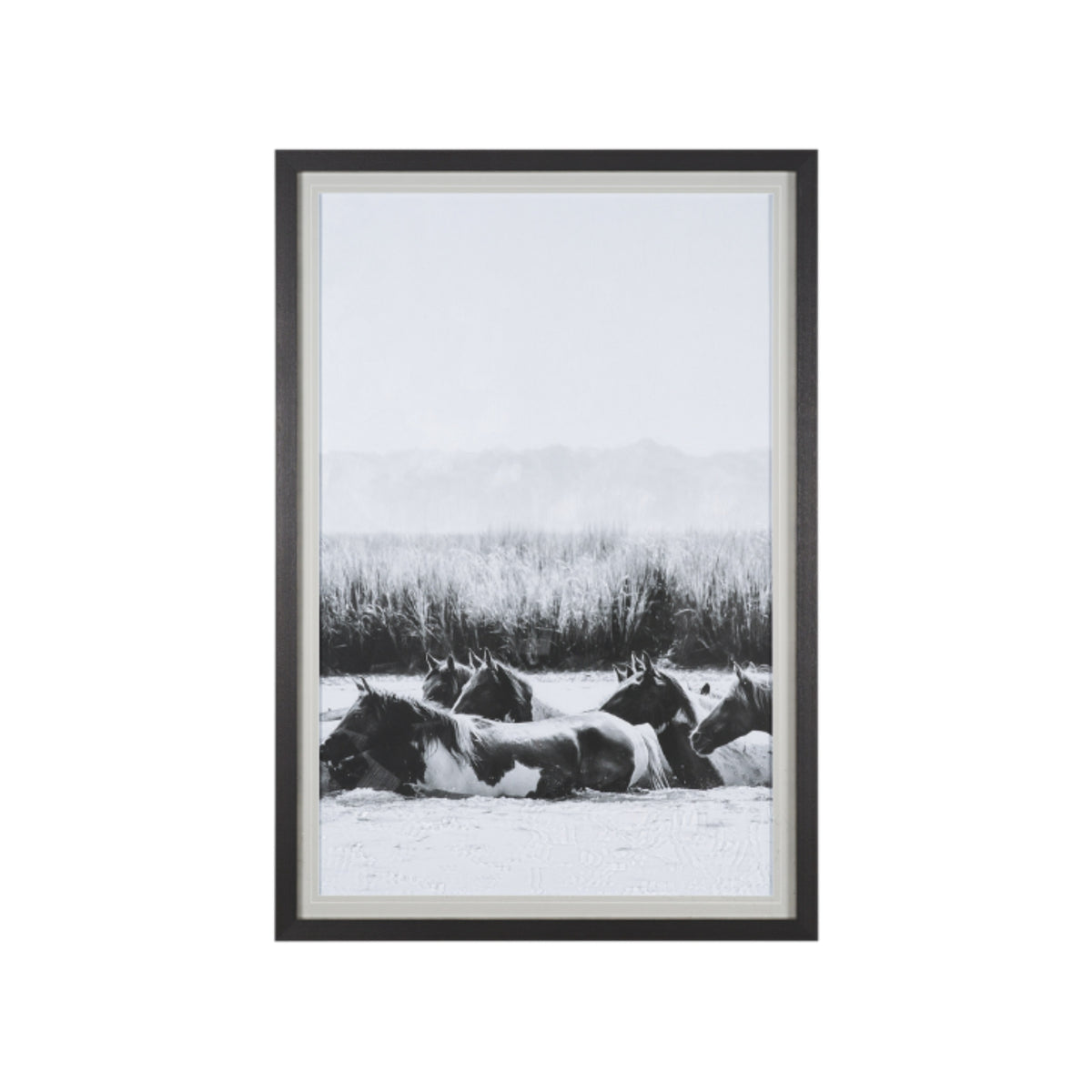 WATER HORSES - FRAMED ART 43X63