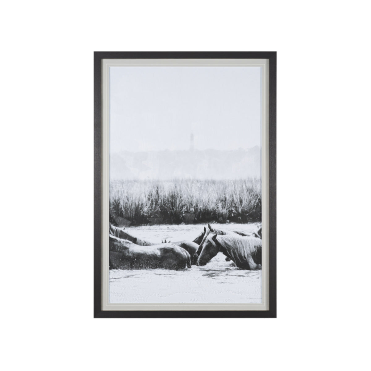 WATER HORSES - FRAMED ART 43X63