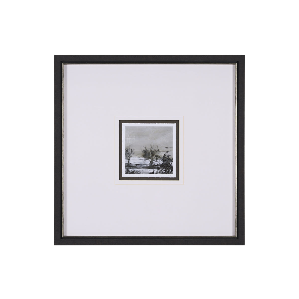 WINTER DAY FRAMED PRINT 32X32