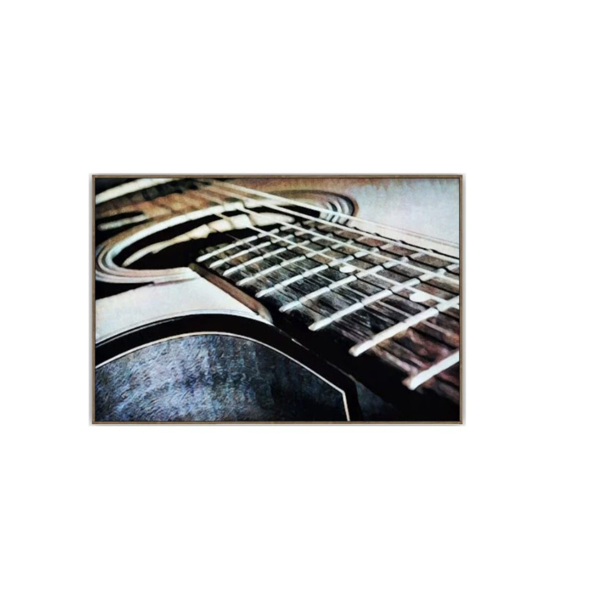 VINTAGE GUITAR CANVAS 38x56