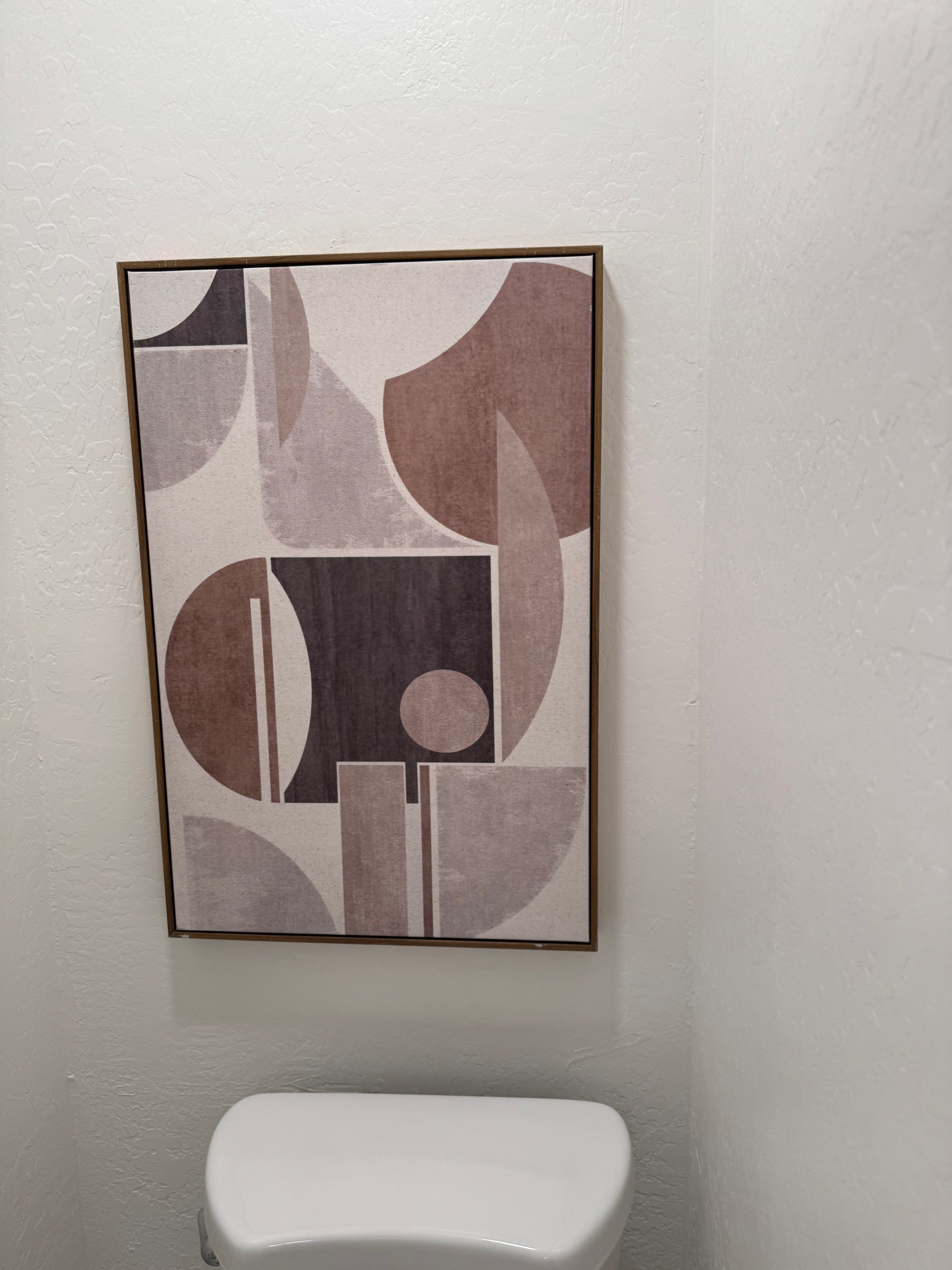 FRAMED NEUTRAL ABSTRACT 20X30