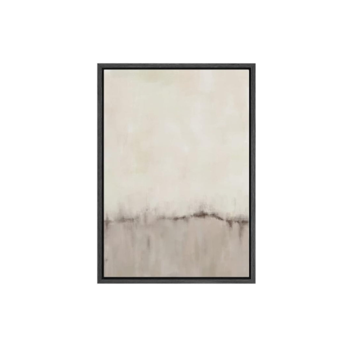 GREY PASTEL ART BLK FRAME 24X36 2