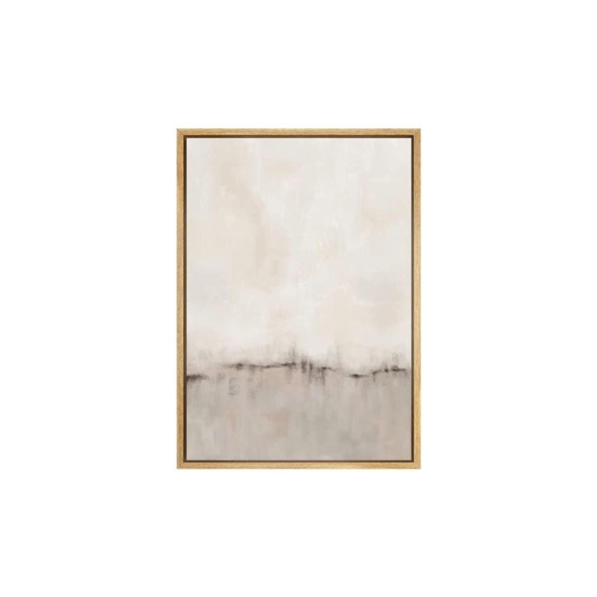BROWN GRAY PASTEL WALL ART 16X24