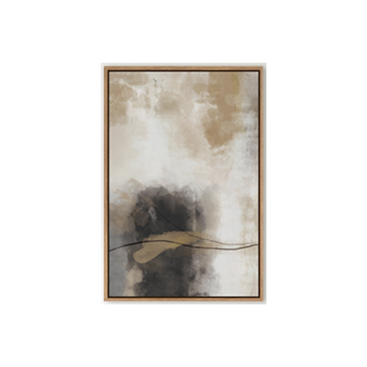 NEUTRAL FRAMED CANVAS 16X24