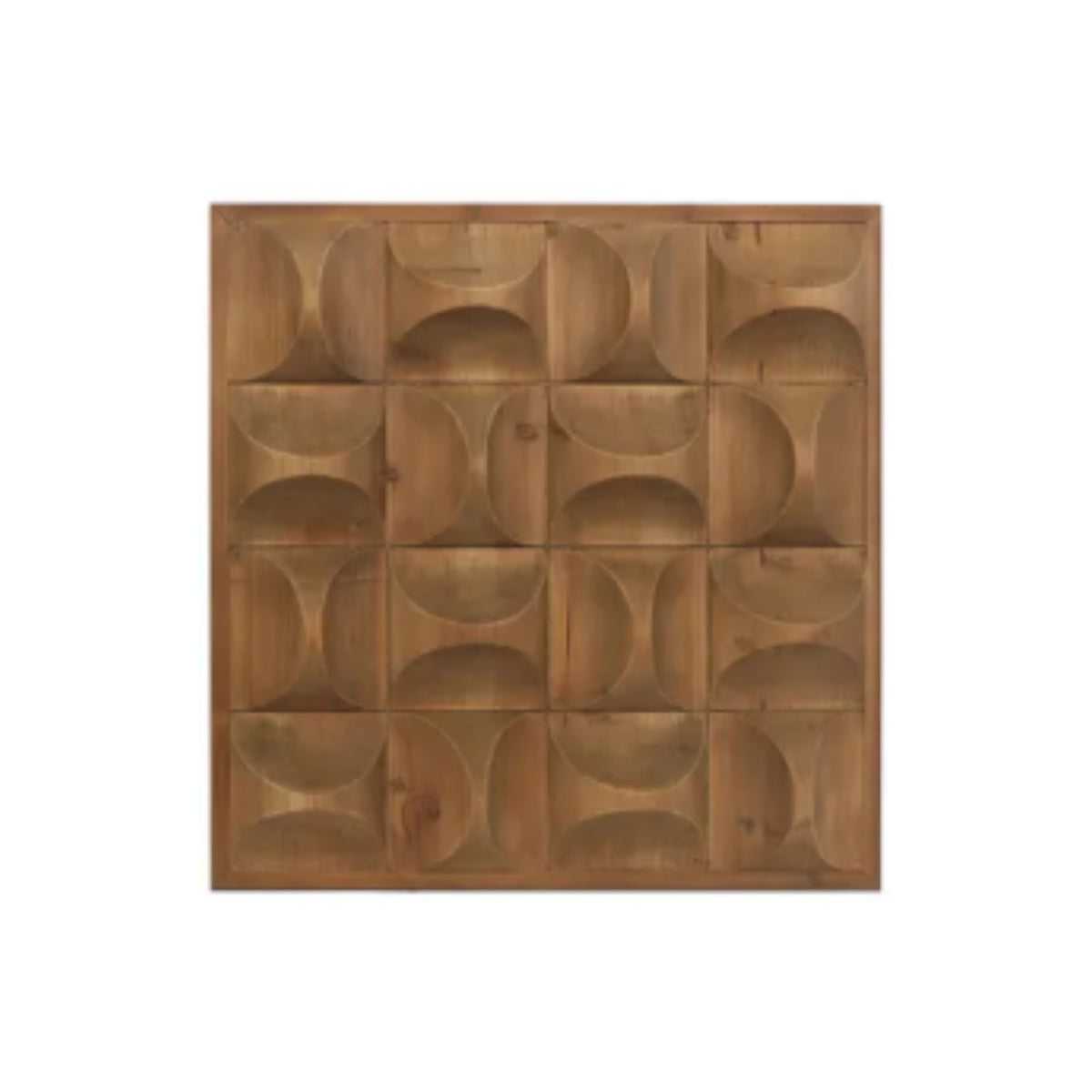 BROWN WOODEN WALL DECOR