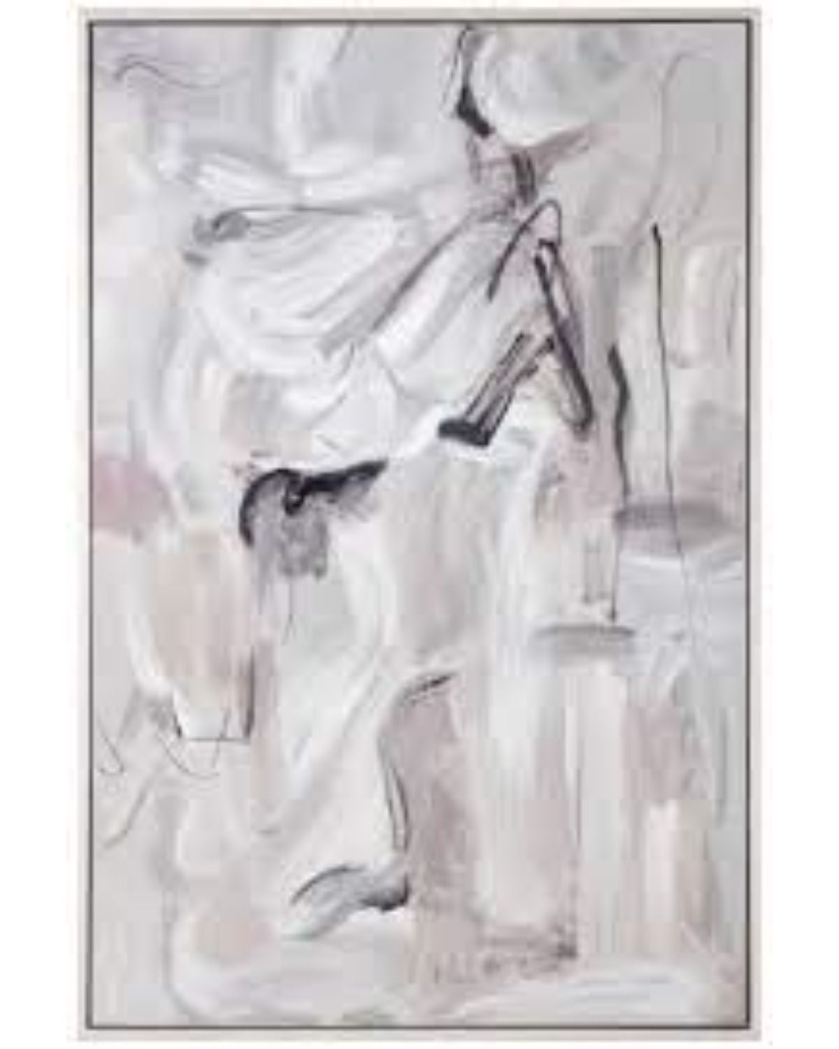 48X72 ASH ABSTRACT WALL ART