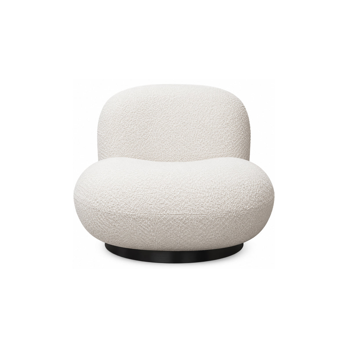 CREAM BOUCLE ACCENT CHAIR B