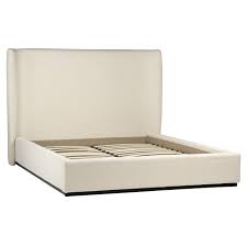 52"H TALL HEADBOARD CREAM QUEEN BED