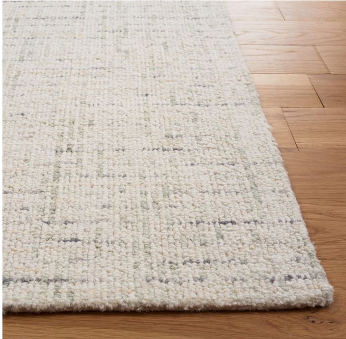 IVORY &amp; LIGHT GREY RUG 10X14
