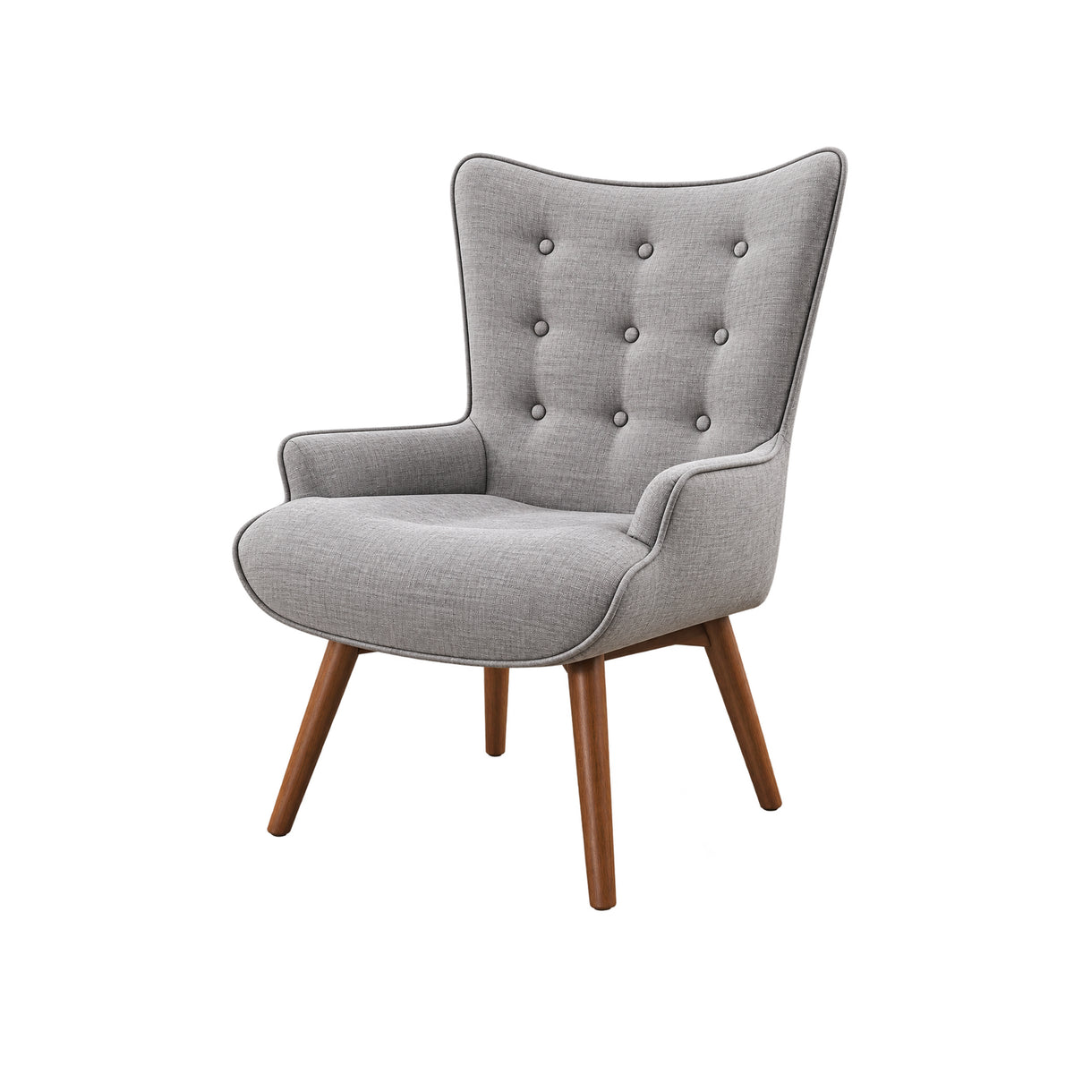 GREY ACCENT CHAIR