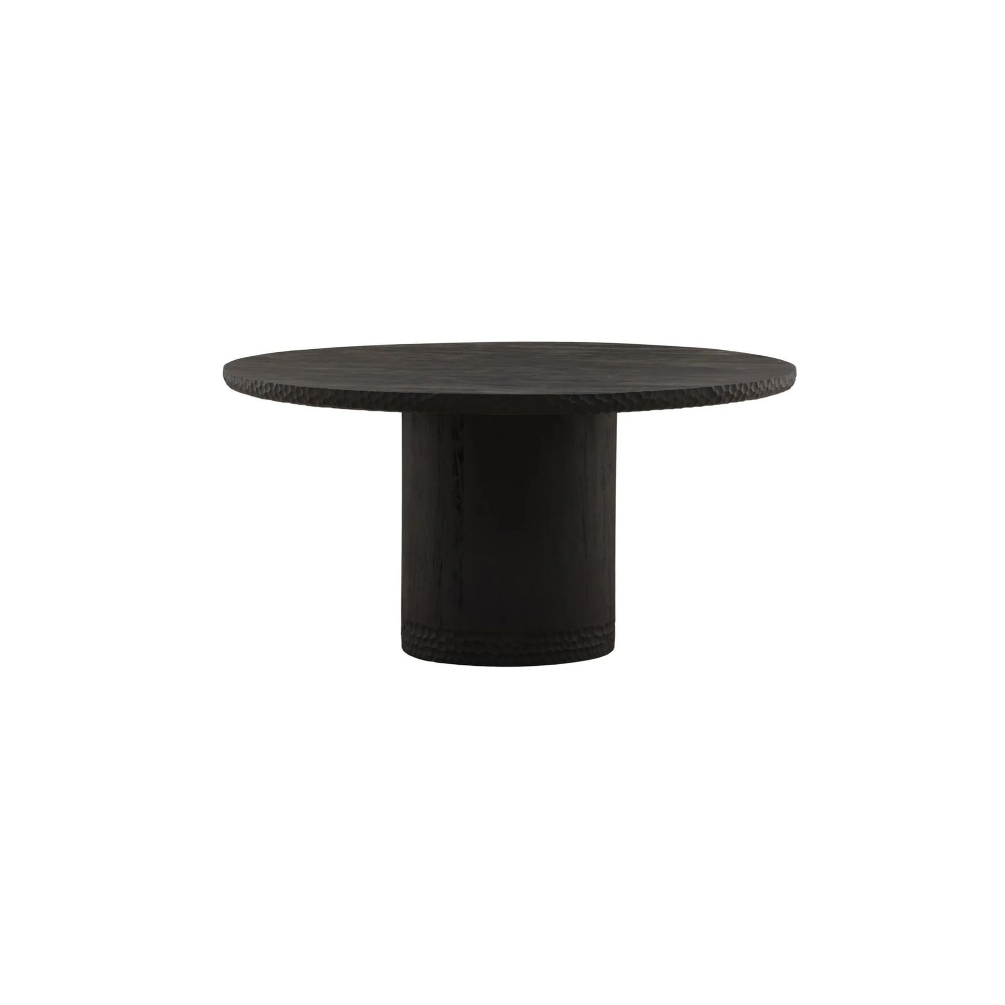 60"R BLACK ROUND TABLE