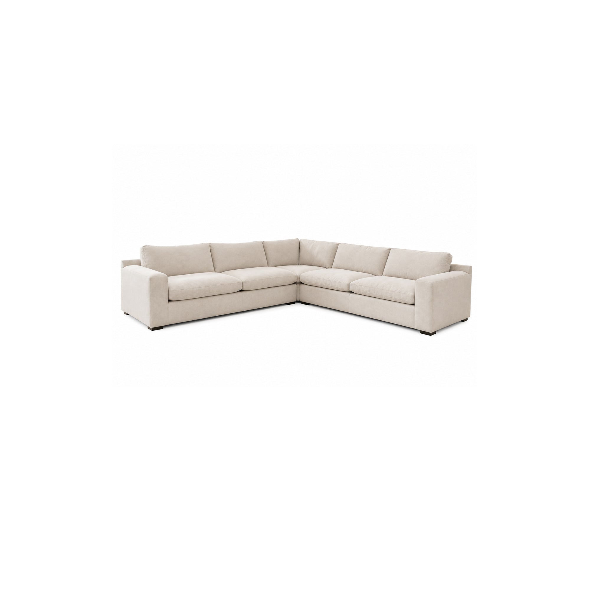 SECTIONAL ARMLESS CHAIR BEIGE